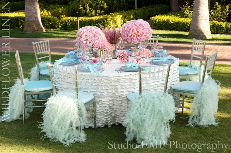 High Fashion Table Linens & Chair Covers from WildlflowerLinens.com