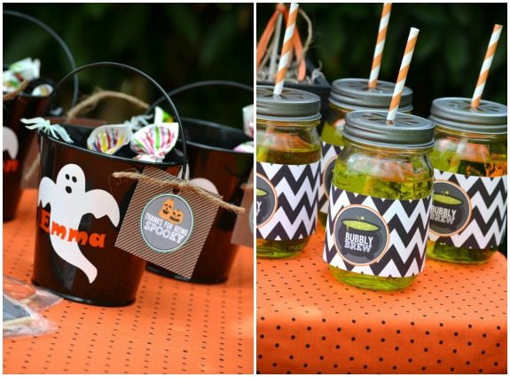 Too Cute Too Spook Halloween Party Ideas from Sweet Threads Clothing Co as seen on AmysPartyIdeas.com