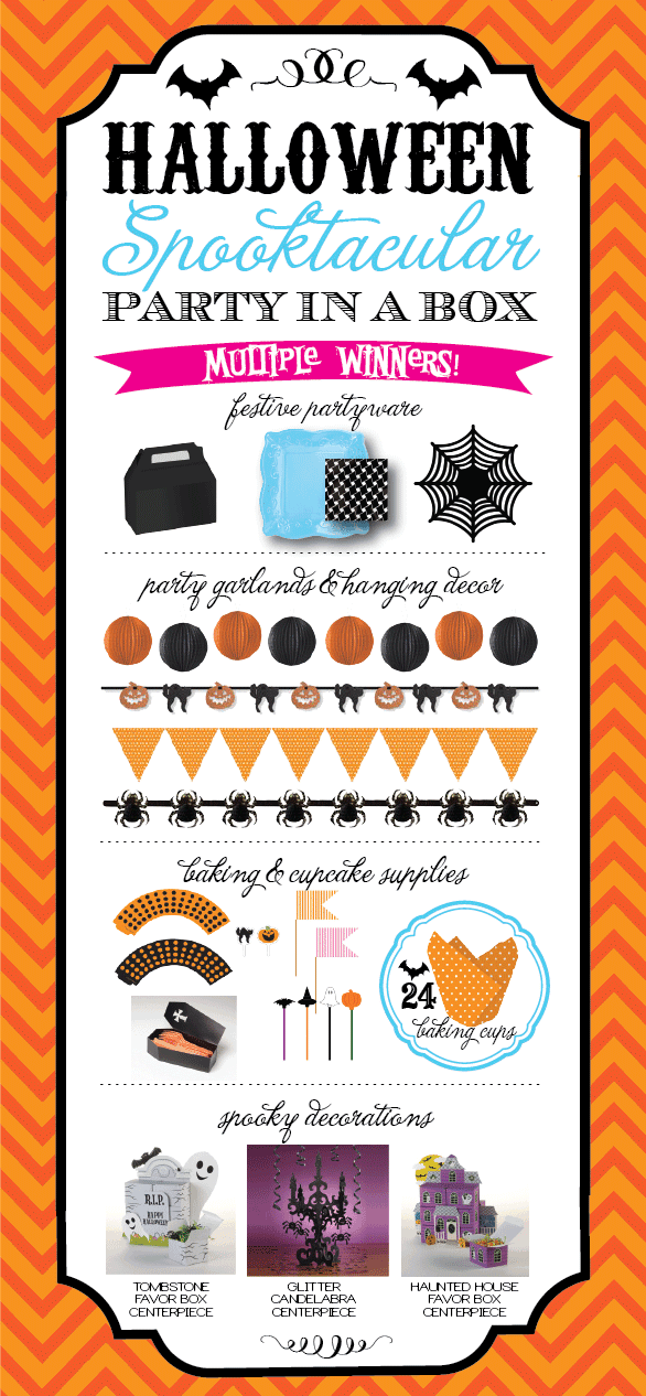 Halloween Party Ideas & Giveaway from AmysPartyIdeas.com, party in a box, creative converting