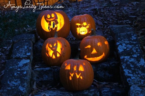 Halloween Party Ideas pumpkin carving templates