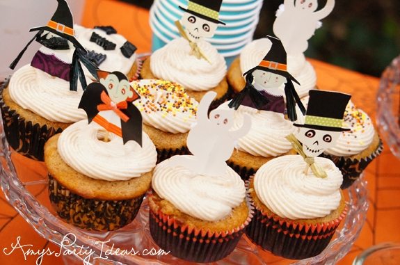Halloween Party Ideas cupcake kits meri meri