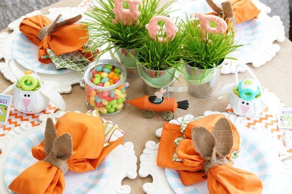 Easter Bunny Party Ideas from AmysPartyIdeas.com