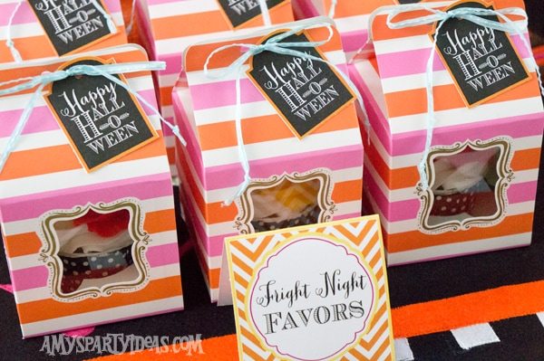 Candy-Corn-Halloween-Party_Cupcake-Favor-Boxes-1 @AmysPartyIdeas #halloween #party #ideas #candycorn