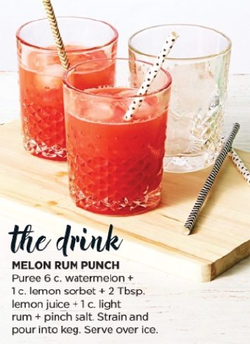 Melon Rum recipe from Good Housekeeping July 2015