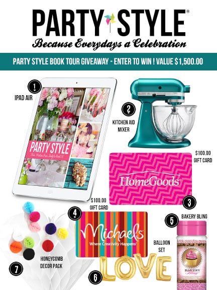 Party Style Book Kids Party Ideas Gemma Touchstone as seen on AmysPartyIdeas.com