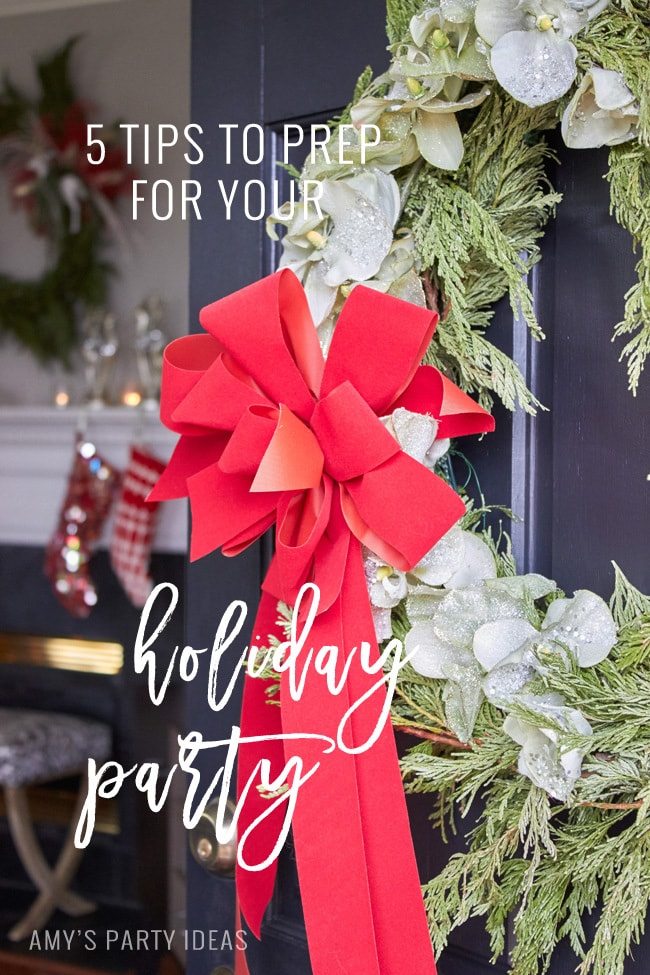 BISSELL #CleanForTheHolidays | 5 Tips for your Holiday Party Planning from AmysPartyIdeas.com | #ad 