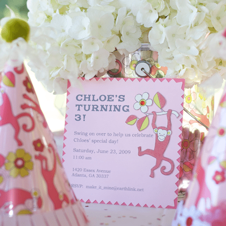 Dancing Monkey Birthday Party {Parties I’ve Styled}