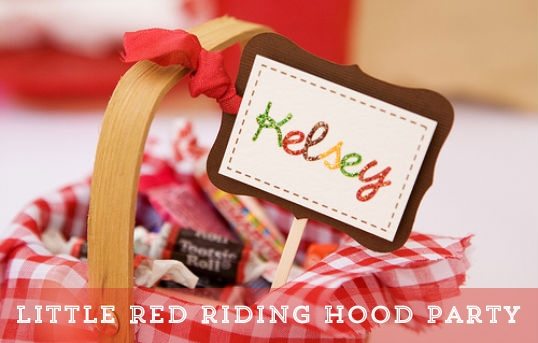 Little Red Riding Hood Party Ideas