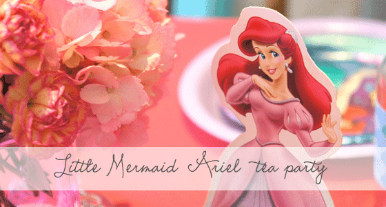 Little Mermaid Ariel party ideas disney princess birthday tea party