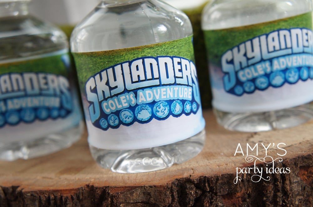 skylanders birthday party ideas, Skylanders Giants Birthday Party Ideas & Games | @AmysPartyIdeas #SkylandersGiants #party #DIY #Skylander #Birthday #dessert table #supplies