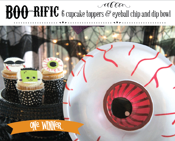 Halloween Party Ideas & Giveaway with FREE Halloween Cupcake Toppers from #LIVCreativity - Enter to Win on AmysPartyIdeas.com