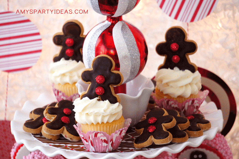 Gingerbread Decorating Party Ideas from AmysPartyIdeas.com