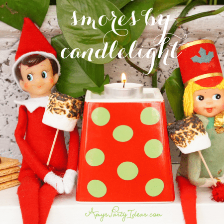 Elf on the Shelf Ideas ~ Day 10 ~ Making S’mores