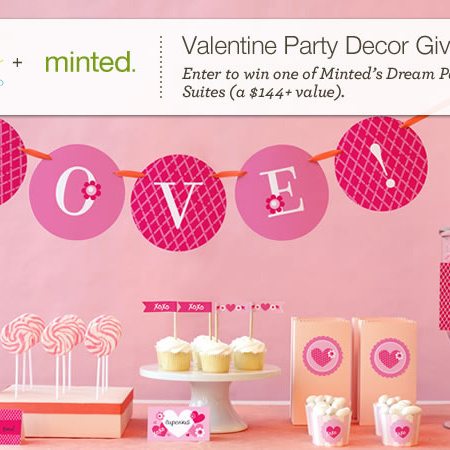 Valentine’s Dream Party Package Giveaway from Minted!