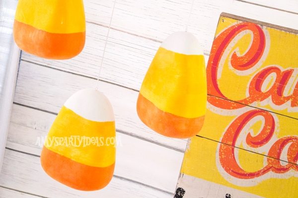 Candy-Corn-Halloween-Party_Wooden-Sign-3 @AmysPartyIdeas #halloween #party #ideas #candycorn