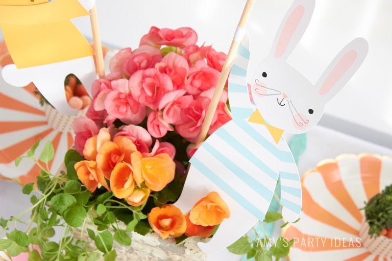 Hop To It Easter Party Ideas for Kids from AmysPartyIdeas.com | Swoozies.com | #easter #kids #party