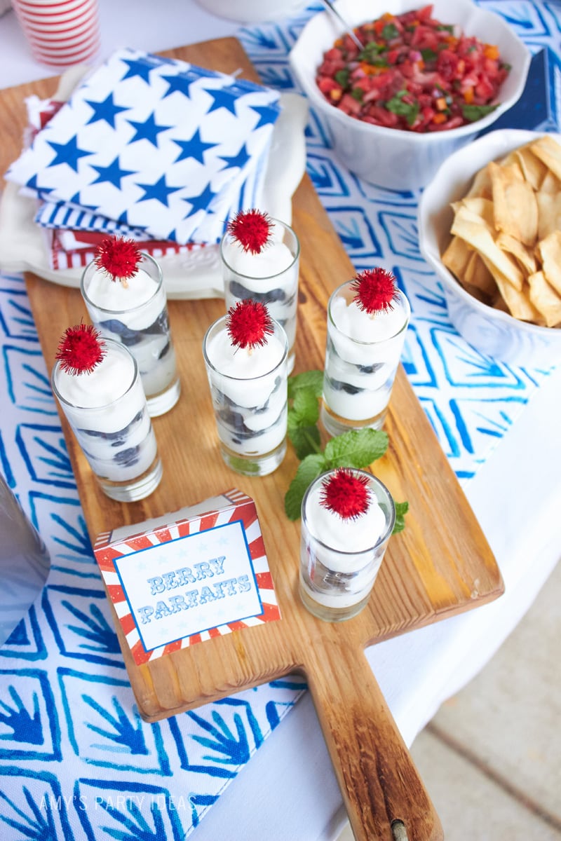 Cool ideas for the Fourth of July | AmysPartyIdeas.com | NewAir.com | New Air Portable Ice Maker | #icemaker #outdoor #entertaining #hiliday #party #ideas #fourthofjuly #4thofjuly #patriotic #laborday #memorialday