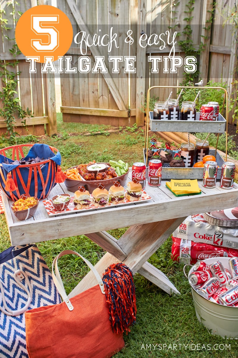 Five quick & easy tailgate tips for fall & football | Coca-Cola-Fall-Football-Sams-Club-Tailgate #shop #ShareYourSpirit #CollectiveBias #ad
