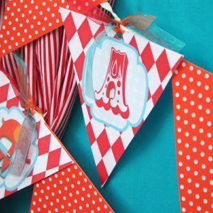 Circus Carnival Birthday Party Ideas | Birthday Banner | Printable Party Garland | High Chair Bunting