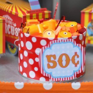 Circus Carnival Birthday Party Ideas | Prize Prices | Printable Prize Signs