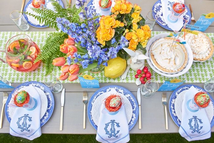 Host a Simply Southern Easter Dinner | DIY Video Tutorial | Easter Tablescape | Easter Party Ideas from AmysPartyIdeas.com 