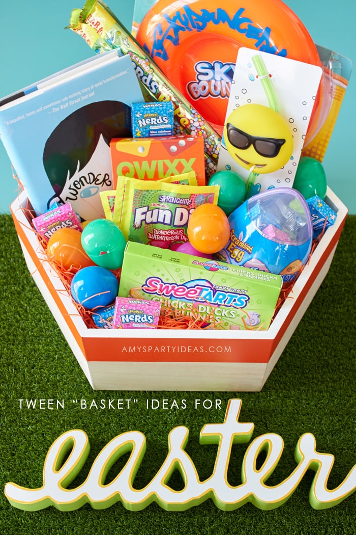 DIY Easter Basket Ideas for Tweens from AmysPartyIdeas.com | #SpringItOn #NestleKitchen #ad