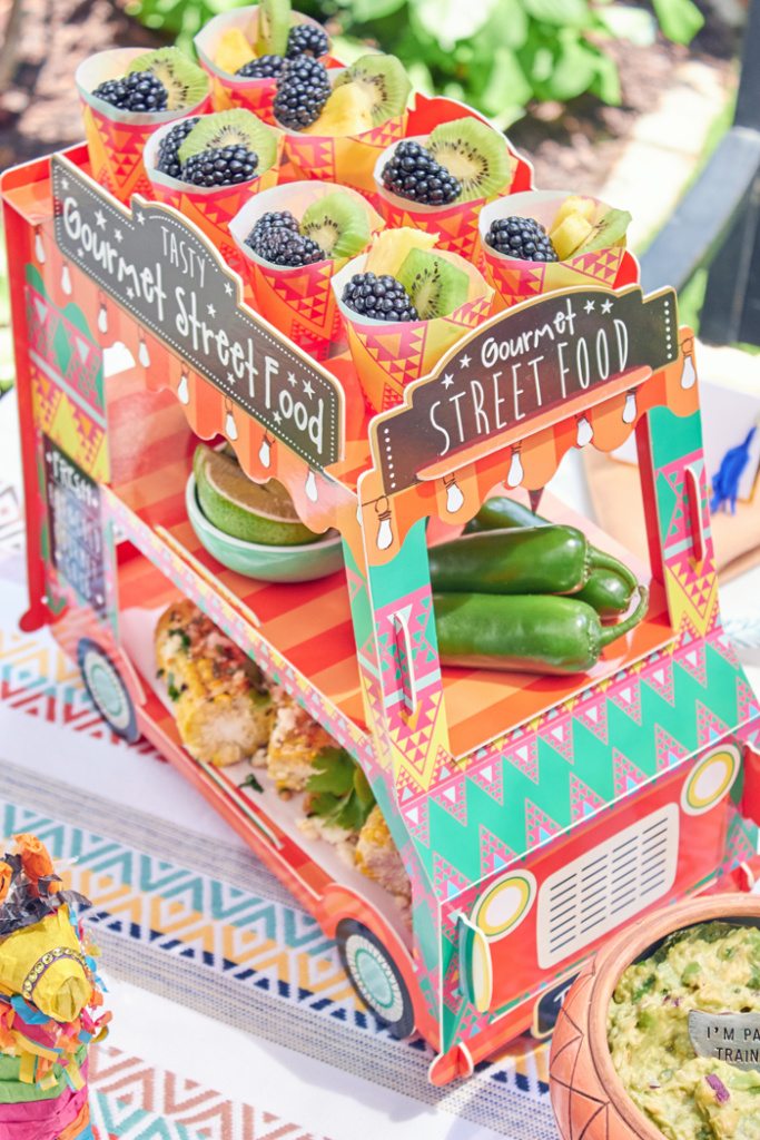 Taco Truck | Cactus Fiesta Party Ideas | Cinco de Mayo party ideas | Mexican party or wedding | Outdoor Entertaining | As seen on AmysPartyIdeas.com and Swoozies.com