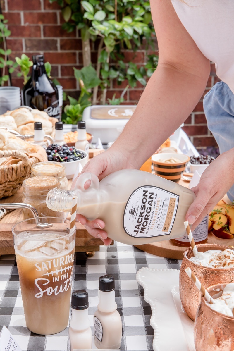 Biscuits & Booze Tailgate Brunch from Amy's Party Ideas | Swoozies.com | AmysPartyIdeas.com | #NationalTailgatingDay | SipJacksonMorgan.com