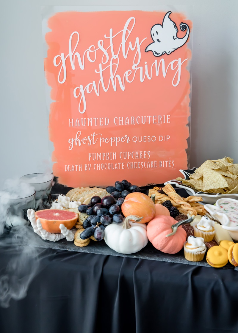 Dare to Dip with Rotel | Ghost Pepper Queso Dip | Ghostly Gathering | Amy's Party Ideas | Halloween Party Ideas from AmysPartyIdeas.com